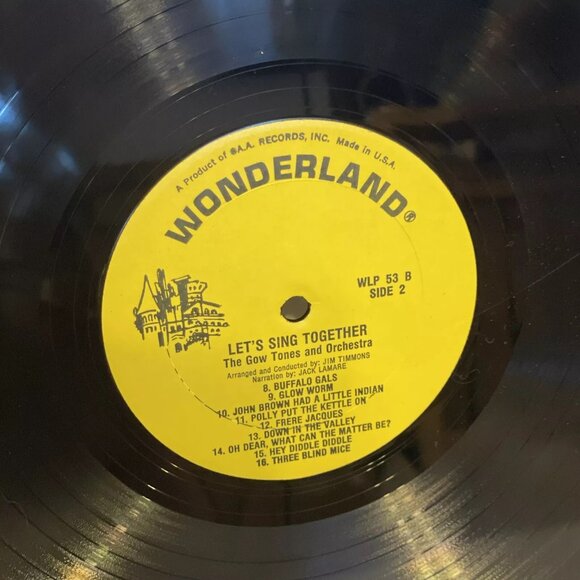 The Glow-Tones Let's Sing Together (Vinyl) Golden Records WLP 53 VG LP Record - Picture 10 of 10